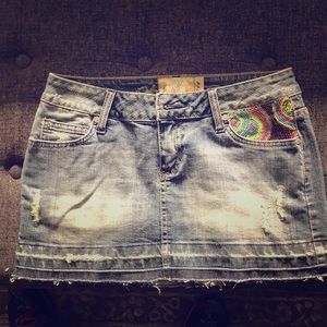 American Rag Jean Mini Skirt
